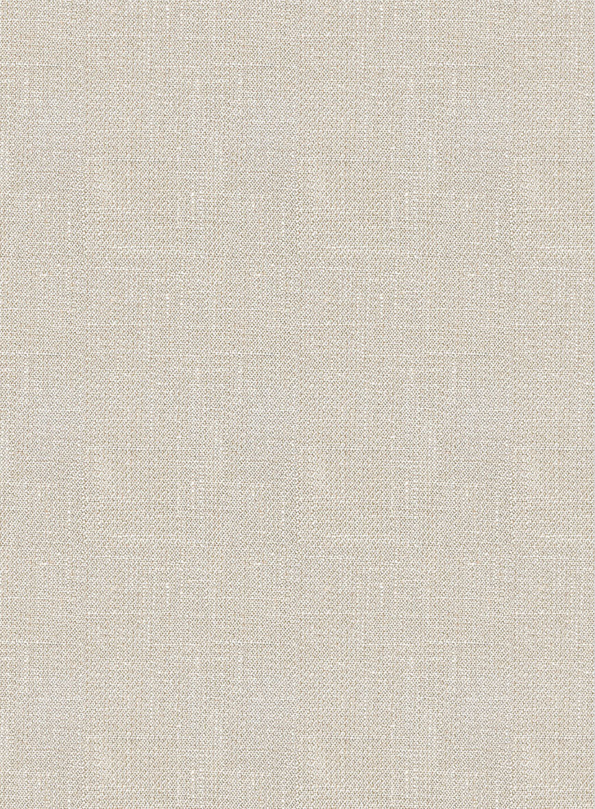 Italian Prato Beige Linen Suit - StudioSuits