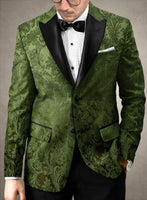 Italian Silk Ranci Tuxedo Blazer - StudioSuits