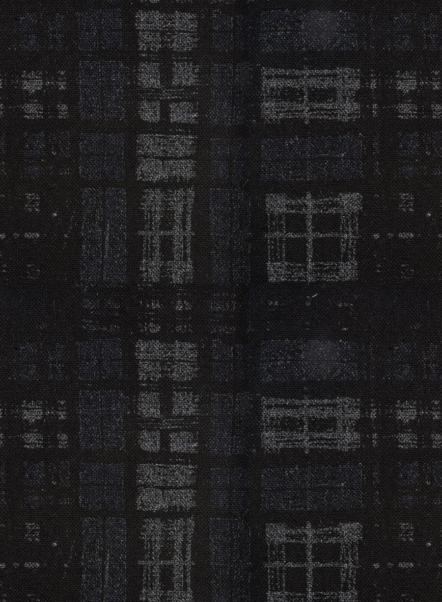 Italian Silk Black Static Suit - StudioSuits
