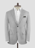 Italian Wool Cashmere Harbour Gray Suit - StudioSuits