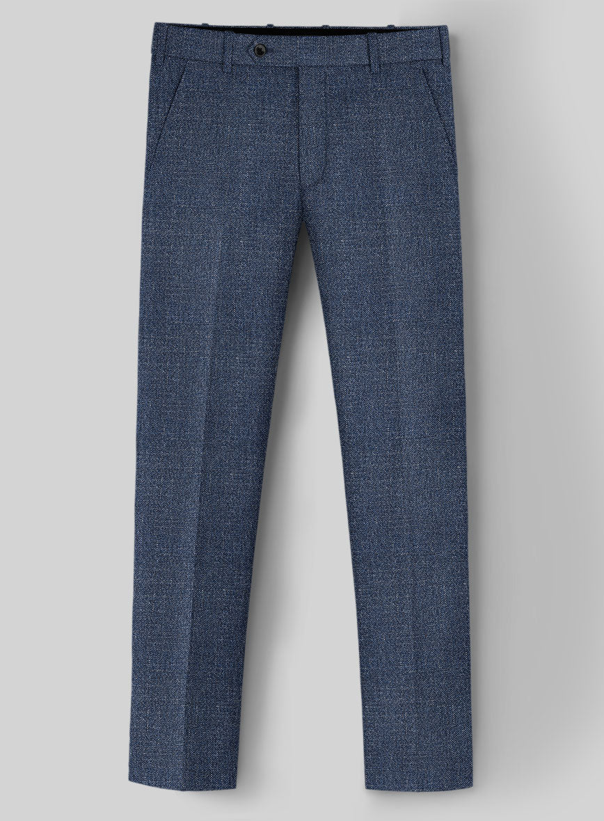 Italian Wool Silk Linen Giordano Pants StudioSuits