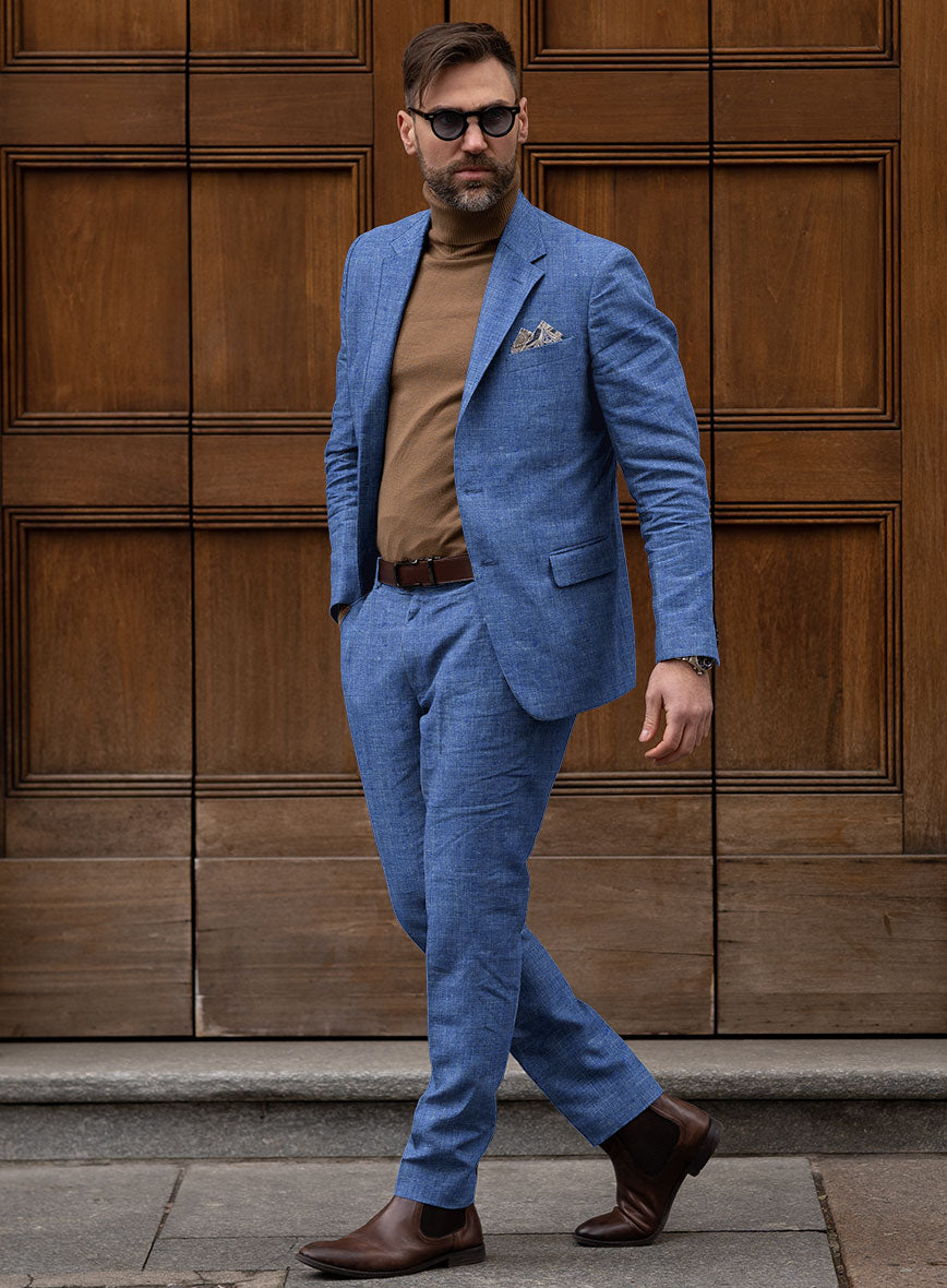 brown dress blue suit How to Style Blue Suit with Brown Shoes-Bruno Marc
