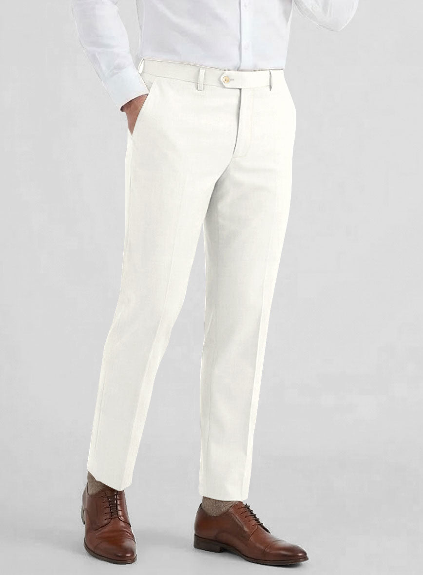 Ivory Wool Pants – StudioSuits