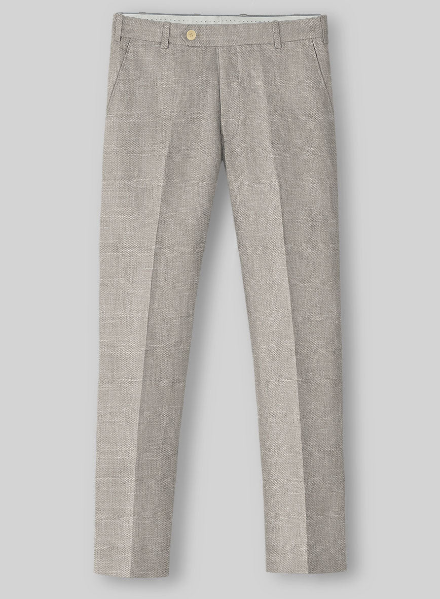 beige linen dress pants Ivy Beige Linen Pants