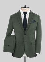 Lanificio Zegna Trofeo Dark Green Wool Suit - StudioSuits