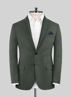 Lanificio Zegna Trofeo Dark Green Wool Suit - StudioSuits