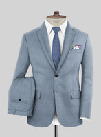 Lanificio Zegna Trofeo Jordy Blue Wool Suit - StudioSuits