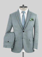 Lanificio Zegna Trofeo Moonstone Blue Wool Suit - StudioSuits