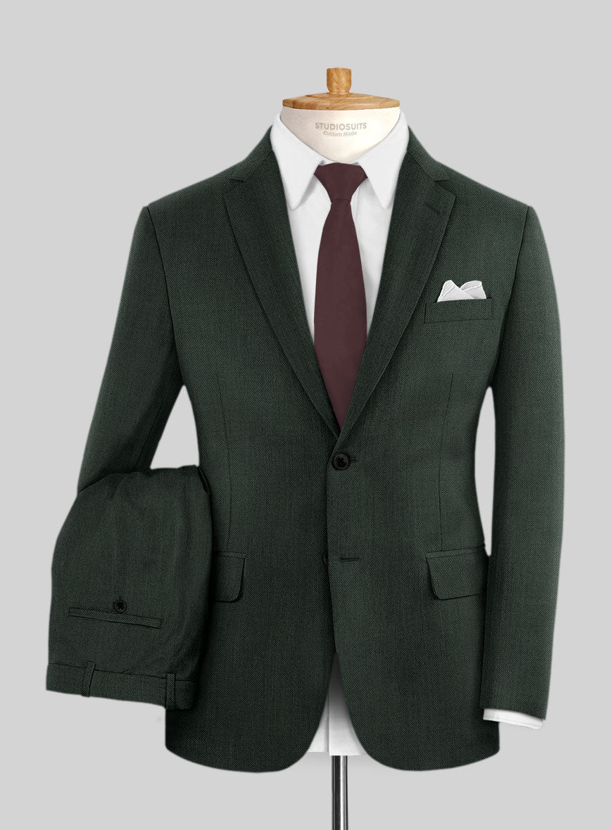 Lanificio Zegna Trofeo Sacramento Green Wool Suit – StudioSuits