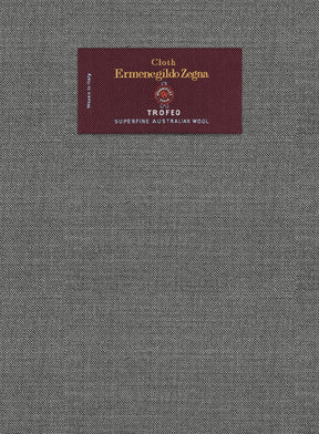 Lanificio Zegna Trofeo Sharkskin Gray Wool Suit - StudioSuits