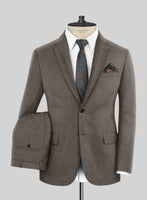 Lanificio Zegna Trofeo Intense Brown Wool Suit - StudioSuits