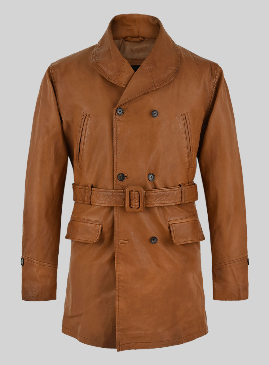 Legends Leather Trench Coat – StudioSuits