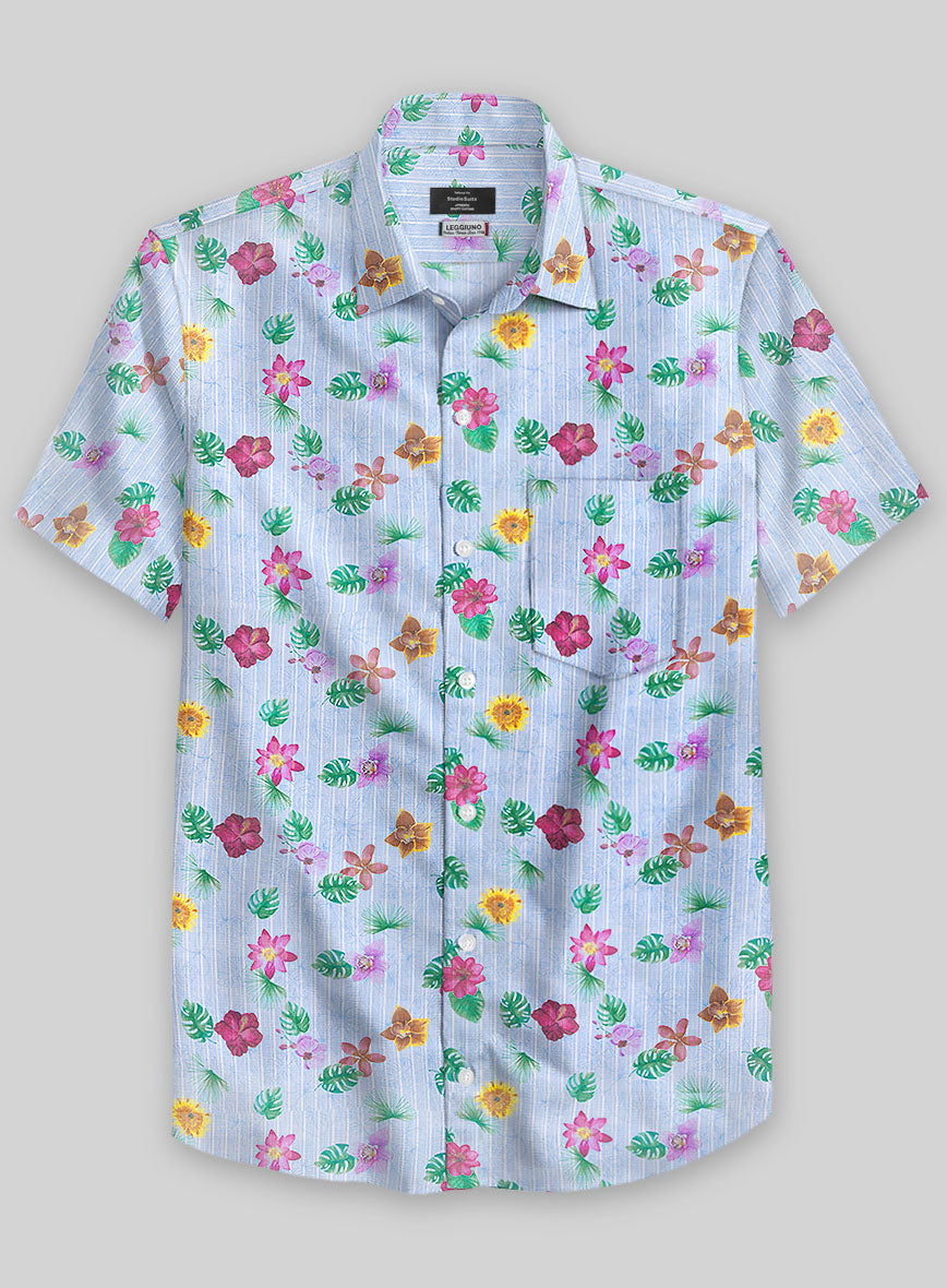 Leggiuno Cotton Jena Shirt - StudioSuits