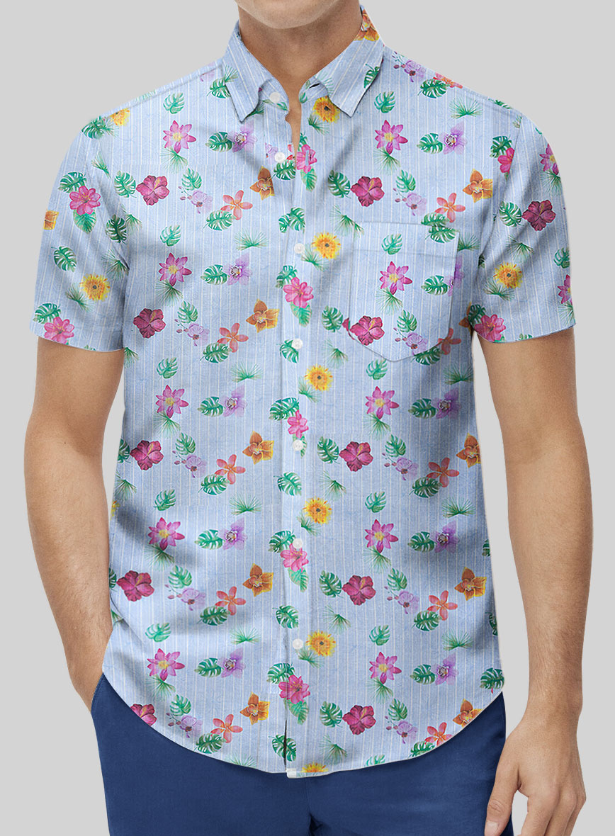 Leggiuno Cotton Jena Shirt - StudioSuits