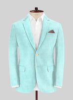 Light Blue Thick Corduroy Suit - StudioSuits
