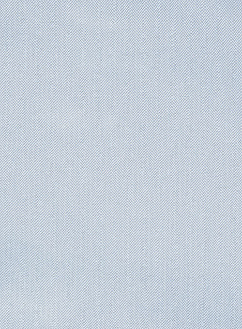 Light Gray Herringbone Cotton Shirt - StudioSuits
