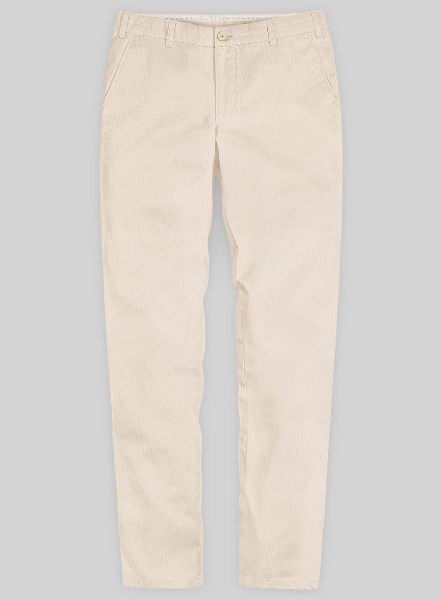 Washed Light Khaki Stretch Chino Pants – StudioSuits