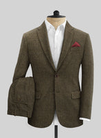 Light Weight Rust Brown Tweed Suit - StudioSuits