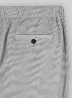 Easy Pants Light Gray Corduroy - StudioSuits