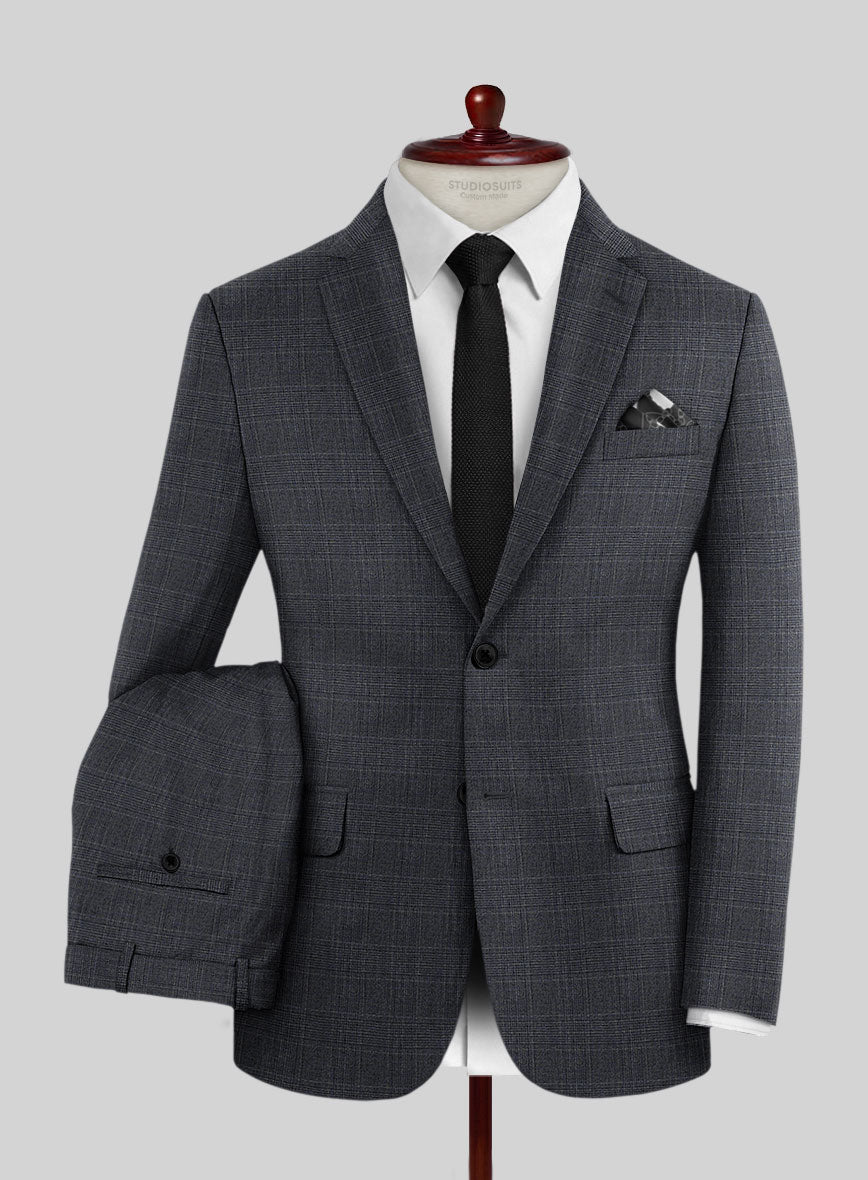 LARDINI loro piana ダークグレー スーツ 46 LARDINI loro piana ダークグレー スーツ 46 SUITS ADVANCE