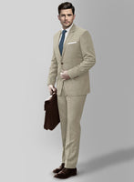 Marco Stretch Royal Beige Wool Suit - StudioSuits