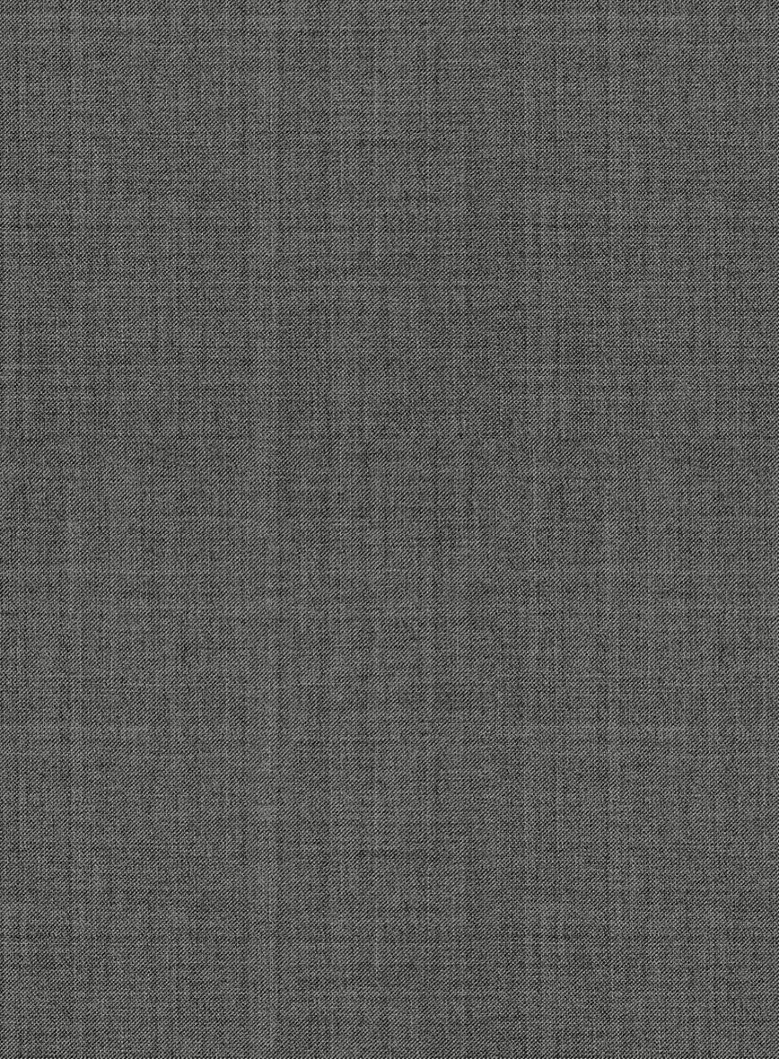 Marco Stretch Worsted Gray Wool Jacket - StudioSuits