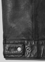 Maverick Trucker Leather Jacket - StudioSuits