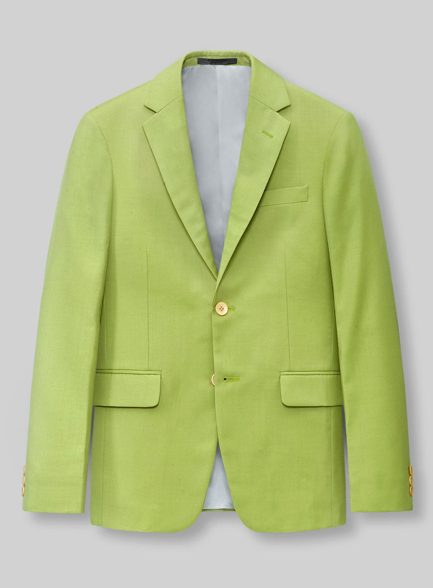 Men's Muted Neon Green Jacket by StudioSuits Men's Muted Neon Green Jacket by StudioSuits