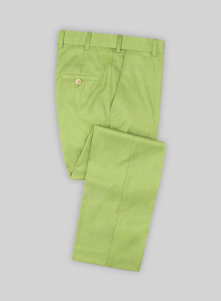 Men's Muted Neon Green Pants by StudioSuits Men's Muted Neon Green Pants by StudioSuits