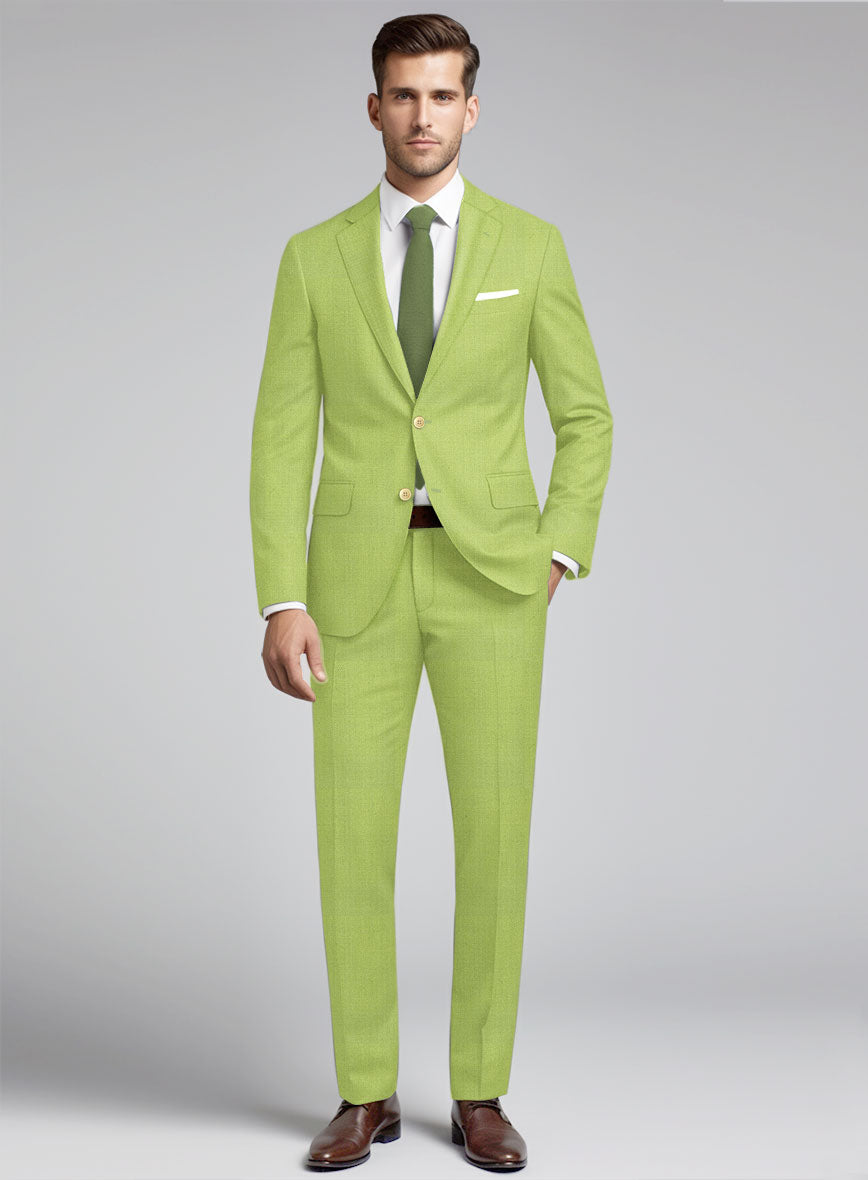 Men's Muted Neon Green Suit by StudioSuits Men's Muted Neon Green Suit by StudioSuits
