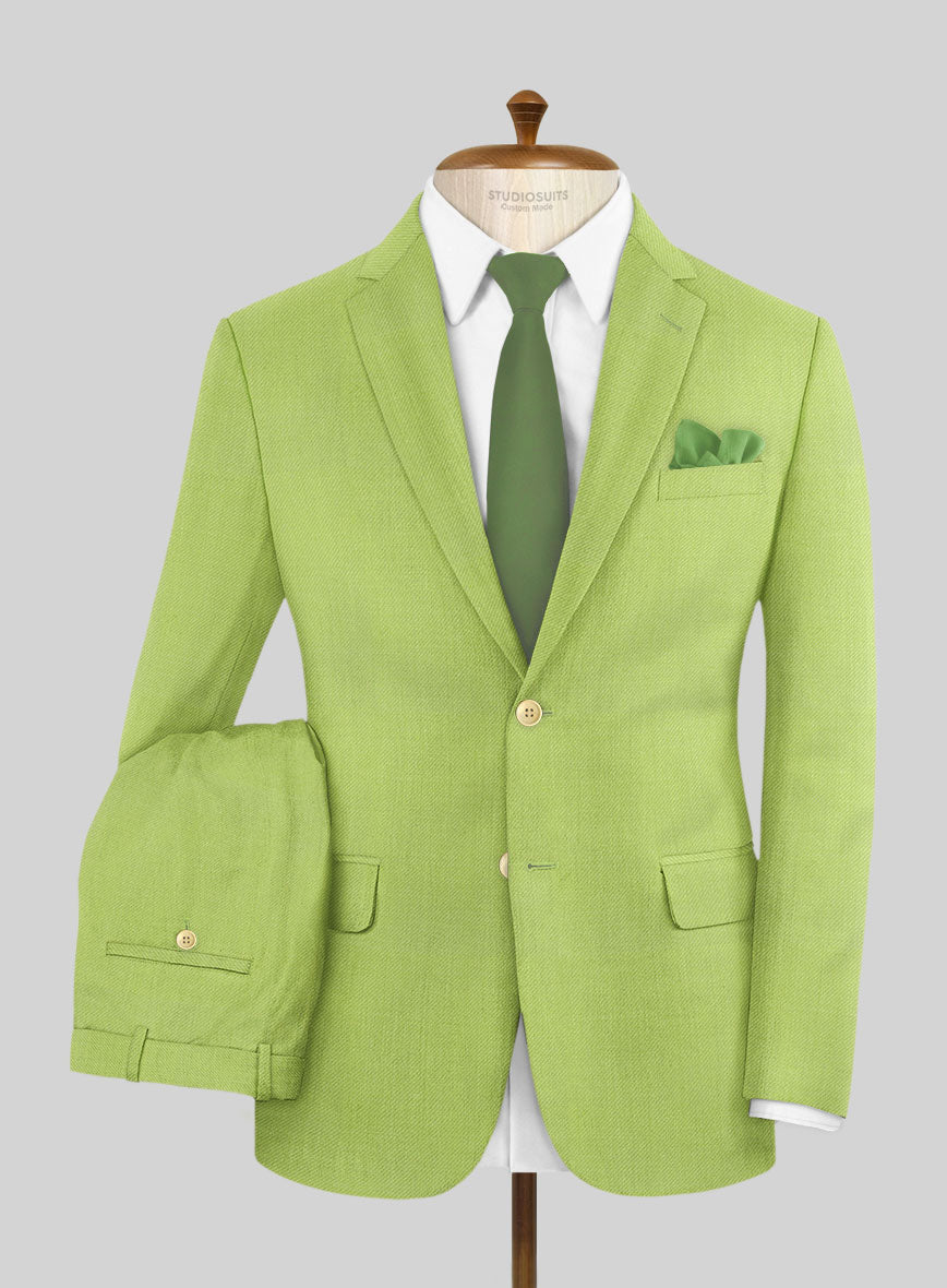 Muted Neon Green Suit – StudioSuits