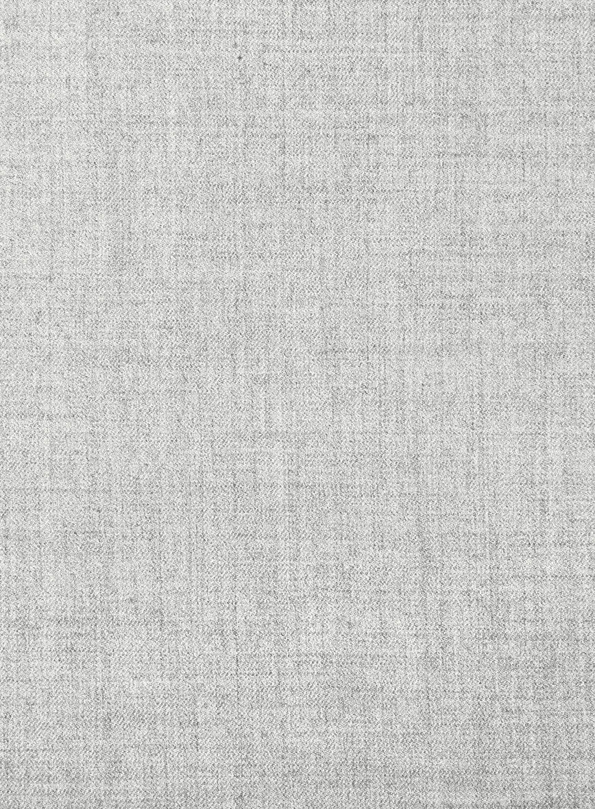 Naples Ice Gray Tweed Pea Coat - StudioSuits