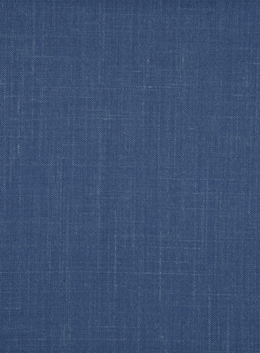 Napolean Ricci Artic Blue Wool Pants - StudioSuits