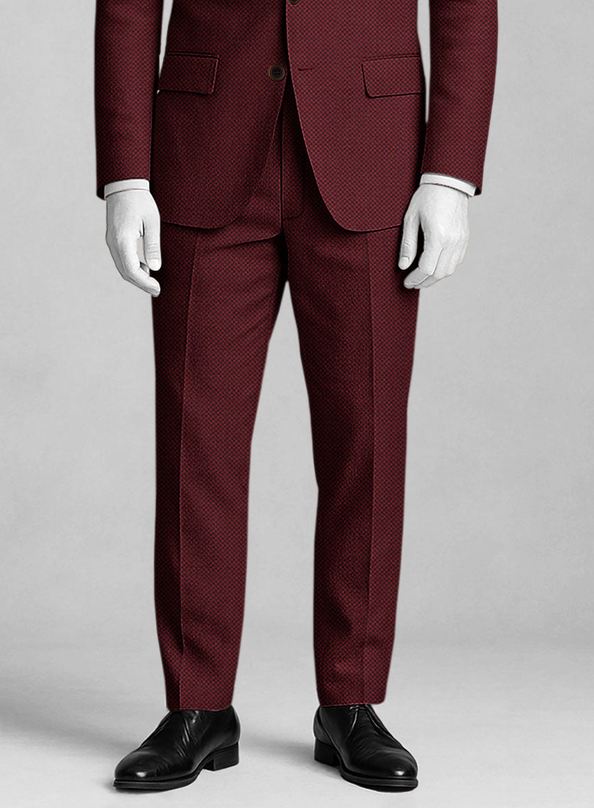 Napolean Cherry Bomb Wool Pants - StudioSuits