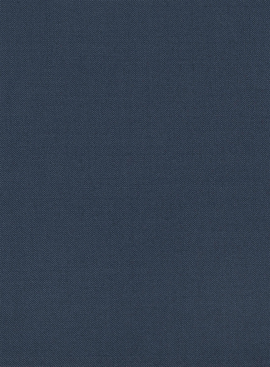 Napolean Flat Blue Wool Jacket - StudioSuits