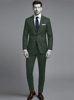 Napolean Green Wool Suit - StudioSuits