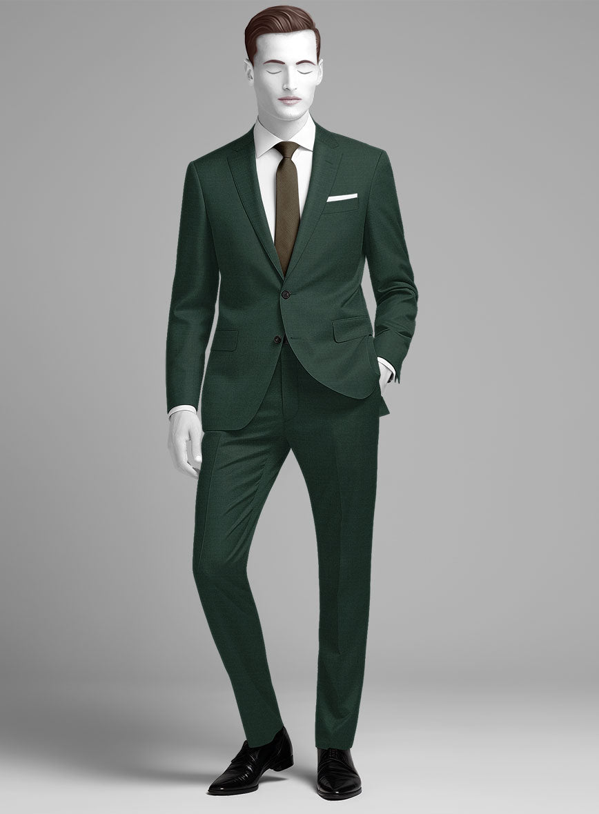 Napolean Jungle Green Wool Suit – StudioSuits