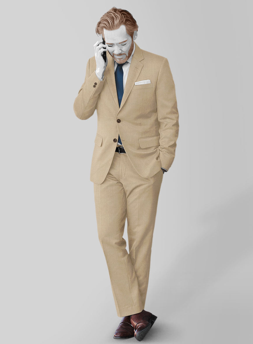 Napolean Khaki Wool Suit - StudioSuits