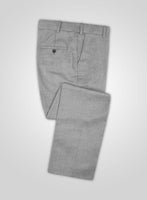 Napolean Worsted Light Gray Wool Pants - StudioSuits
