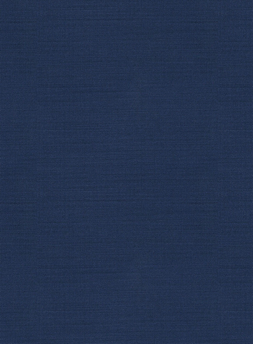 Napolean Persian Blue Wool Pants - StudioSuits