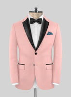 Napolean Runway Pink Wool Tuxedo Suit - StudioSuits