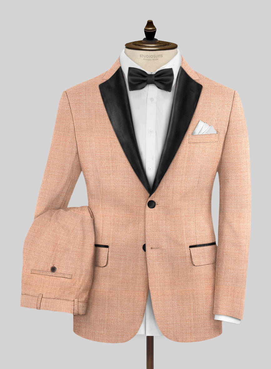 Tuxedo Jacket Rose Gold And Black Tuxedo Napolean Spring Salmon