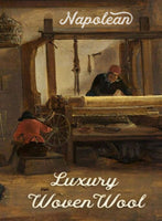 Napolean Black Wool Ivory Bar Jacket - StudioSuits