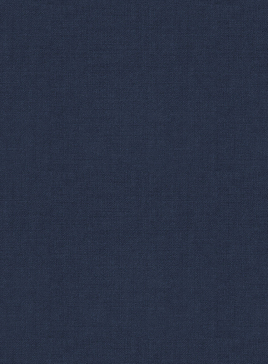 Napolean Stretch Royal Blue Wool Pants - StudioSuits