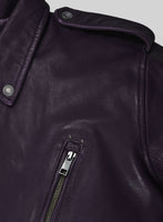 Nobelvalor Purple Rider Leather Jacket - StudioSuits