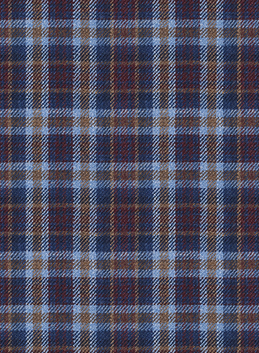 Noble Adrianna Check Wool Silk Linen Suit - StudioSuits