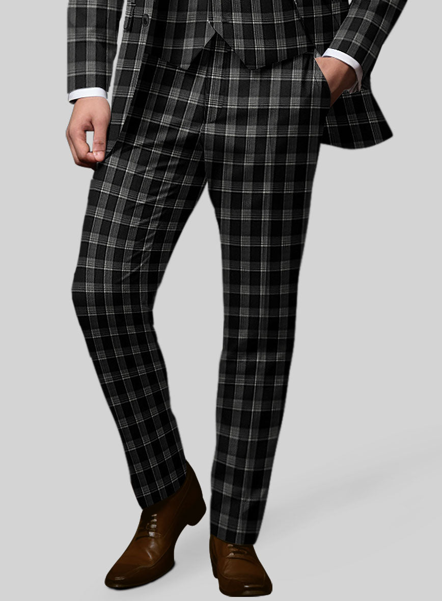 Noble Amalia Black Wool Pants - StudioSuits