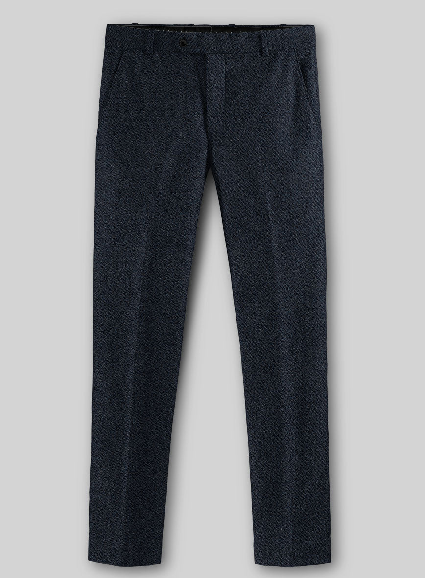 Playman Blue Denim Tweed Suit - StudioSuits