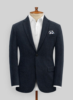 Playman Blue Denim Tweed Suit - StudioSuits