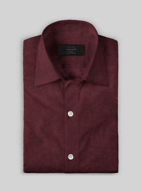 Plum Mist Cotton Shirt - StudioSuits